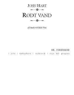 Rødt vand