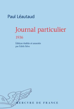 Journal Particulier 1936