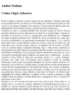 Crima Olgai Arberova