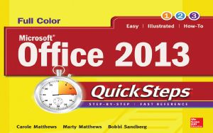 Microsoft&#174 · Office 2013 QuickSteps