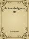 Acknowledgements