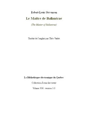 Le Maître de Ballantrae