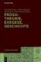 Prosa · Theorie, Exegese, Geschichte