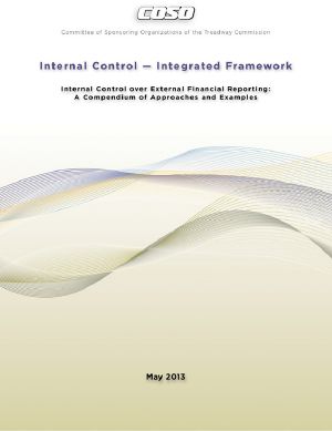 Internal Control - Integrated Framework · Internal Control Over External Financial Reporting · A Compendium of Approaches and Examples 1