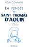 La Pensée Philosophique De St Thomas D'Aquin