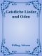 Geistliche Lieder und Oden