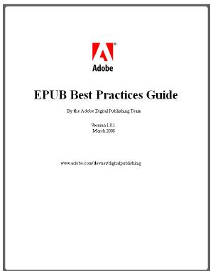 EPUB Best Practices