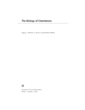 The Biology of Chameleons