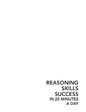 Reasoning Skills Success in 20 Minutes a Day, Third Edition (Skill Builders)