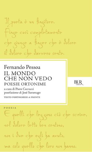Il mondo che non vedo · poesie ortonime