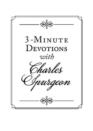 3-Minute Devotions with Charles Spurgeon