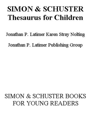 Simon & Schuster Thesaurus for Children