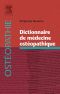 Dictionnaire De Médecine Ostéopathique