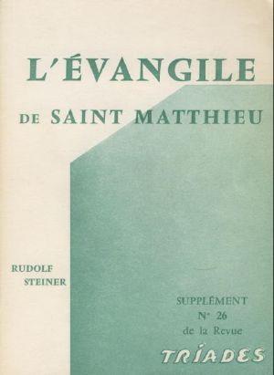 L'Evangile de Saint Matthieu