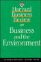 Harvard Business Review on Business and the Environment