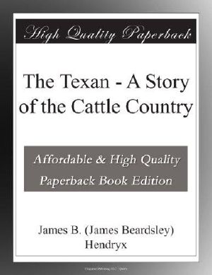 The Texan - a Story of the Cattle Country