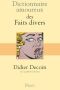 Dictionnaire Amoureux Des Faits Divers