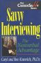 Savvy Interviewing · the Nonverbal Advantage