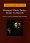 Baroque Music Today · Music as Speech · Ways to a New Understanding of Music