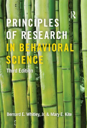 Principles of Research in Behavioral Science