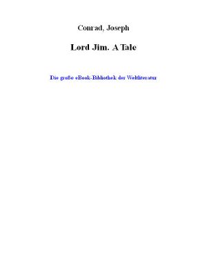 Lord Jim. A Tale