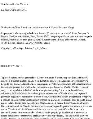 Le Mie Confessioni