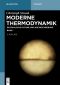 Moderne Thermodynamik Band 1 · 2.Auflage · Physikalische Systeme und ihre Beschreibung