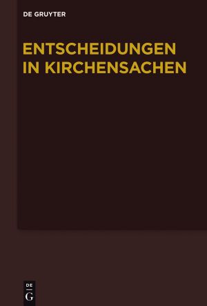 Entscheidungen in Kirchensachen · Band 63 01.01. - 30.06.2014