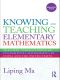 Knowing and Teaching Elementary Mathematics