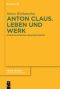 Anton Claus · Leben und Werk · Studie zum späten Jesuitentheater