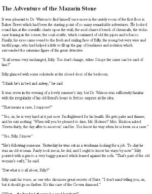 Sherlock Holmes 9 - the Casebook of Sherlock Homes
