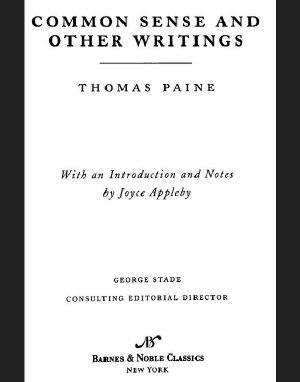 Common Sense and Other Writings (Barnes & Noble Classics Series)