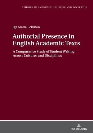 Authorial Presence in English Academic Texts