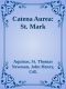 Catena Aurea: St. Mark