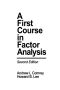 A First Course in Factor Analysis