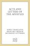 Acts and Letters of the Apostles