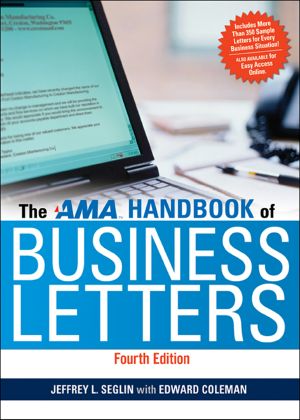 AMA Handbook of Business Letters