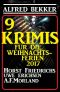 9 Krimis für die Weihnachtsferien 2017