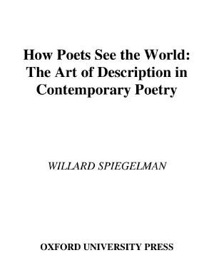 How Poets See the World · The Art of Description in Contemporary Poetry