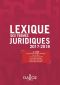 Lexique Des Termes Juridiques 2017-2018 (Lexiques)