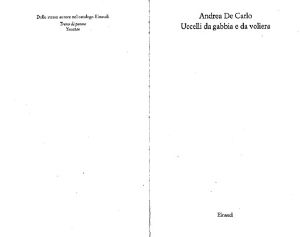 Uccelli da gabbia e da voliera