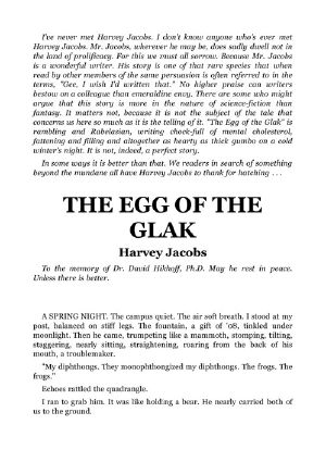The Egg of the Glak