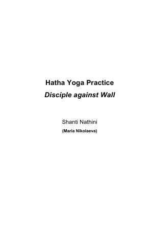 Hatha Yoga Practice · Disciple Against Wall