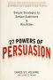 27 Powers of Persuasion · Simple Strategies to Seduce Audiences & Win Allies