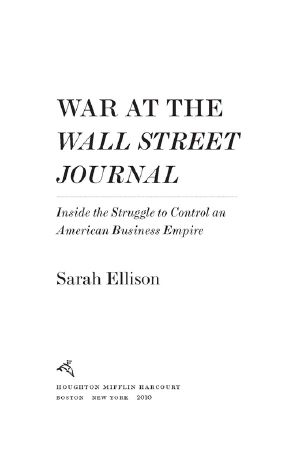 War at the Wall Street Journal