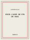 Pour cause de fin de bail