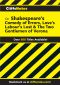 CliffsNotes on Shakespeare's the Comedy of Errors, Love's Labour's Lost & the Two Gentlemen of Verona