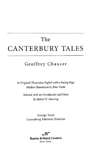 Canterbury Tales (Barnes & Noble Classics Series)