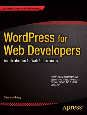 WordPress for Web Developers · an Introduction for Web Professionals