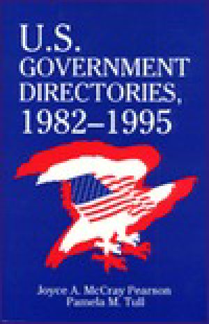 U.S. Government Directories 19821995 ·